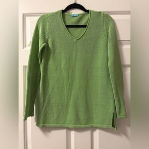 J. McLaughlin Green Sweater